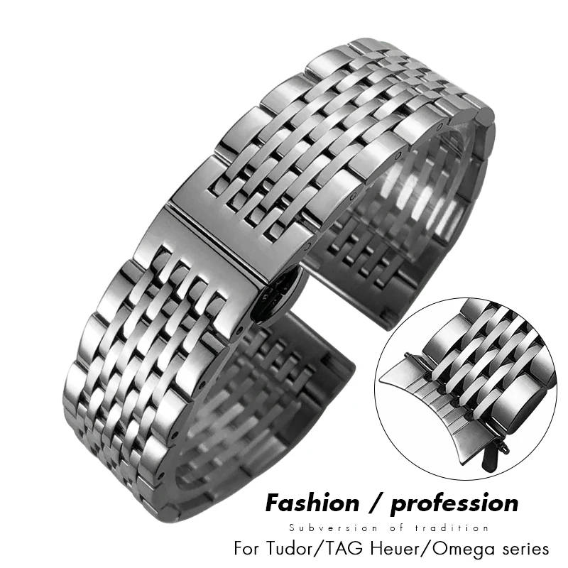 Inexpensive Trendy Metal 21mm Watch Band BEB062_K0037709