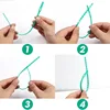 Adjustable Plastic Plant Cable Ties Reusable Self-locking Ties Garden Plant Vine Supports Cable Ties Stem Tomato Clip Fastener 5