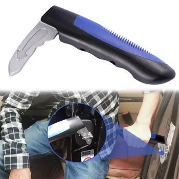 Maniglia di Assistenza per Auto 2 in 1 Multifunzione, Maniglie di Supporto per Veicoli, Rompi-Vetro Portatile, Maniglia di Assistenza Automobilistica