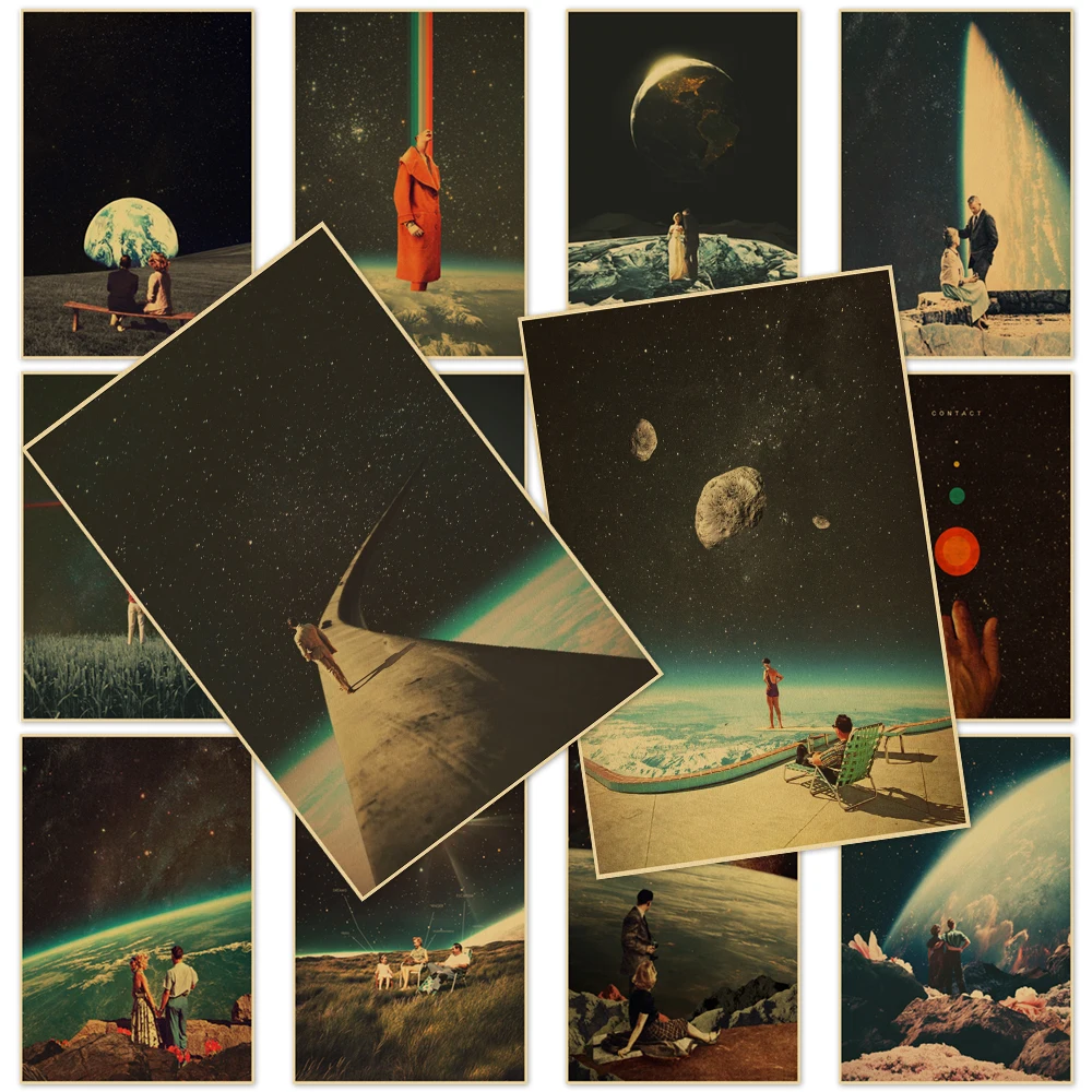 Рисунок 2 - Космическая крафт-бумага плакат