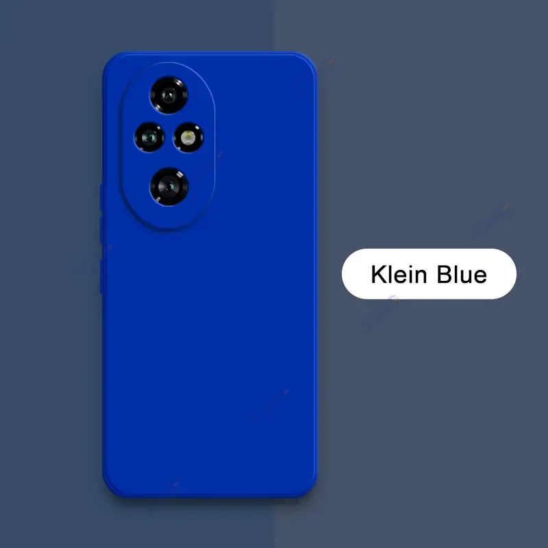 Premium Square Liquid Silicone Phone Case with Lens Protection, Double Liner Design