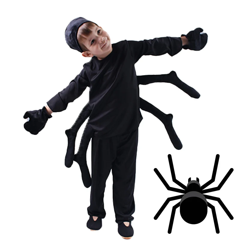 

New children's spider costume Halloween insect costume spider cosplay drama party kindergarten activities masquerade performance