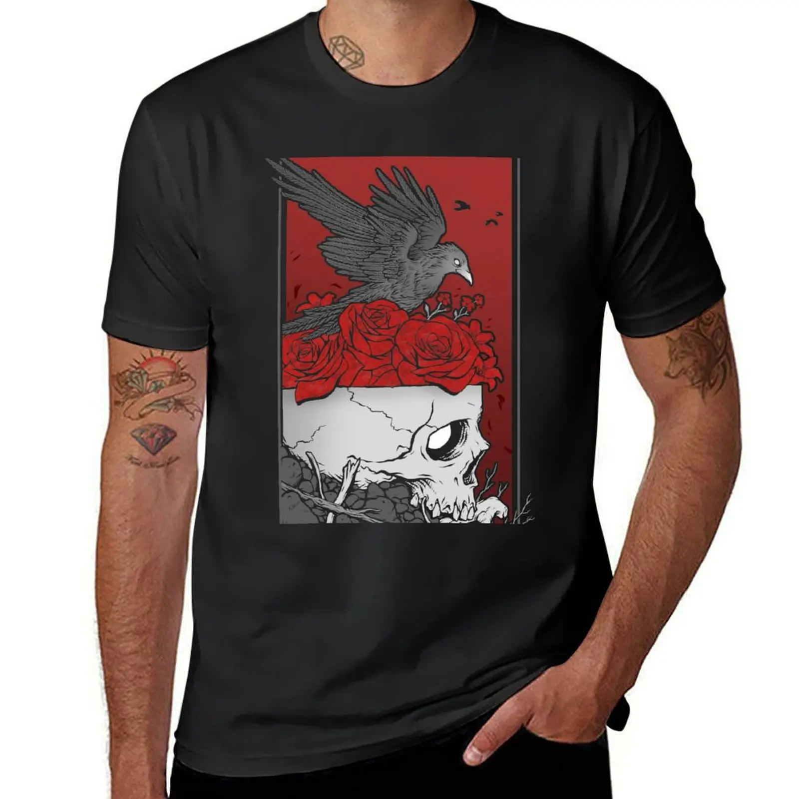 

Memento Mori T-Shirt cute tops Short sleeve tee sublime plain t shirts men