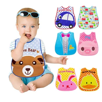 Bavaglini per bambini Essential Mangiare Alimentazione Forniture per lo svezzamento a LED Mess Saving Catch Food Tessuto per ragazza Ragazzo Super Bavaglino per bambini 6-24 M