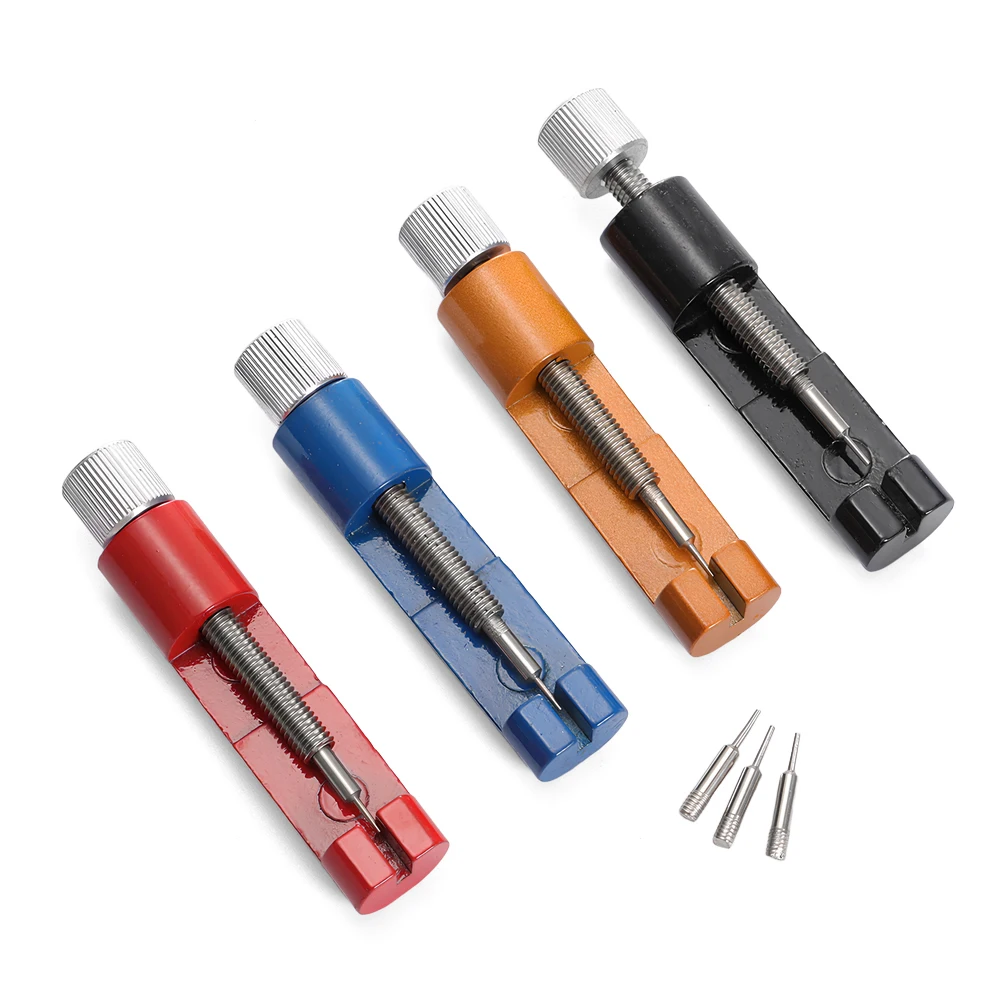 Metal Watch Strap Adjustment and Repair Tool with Adjustable Pin Remover