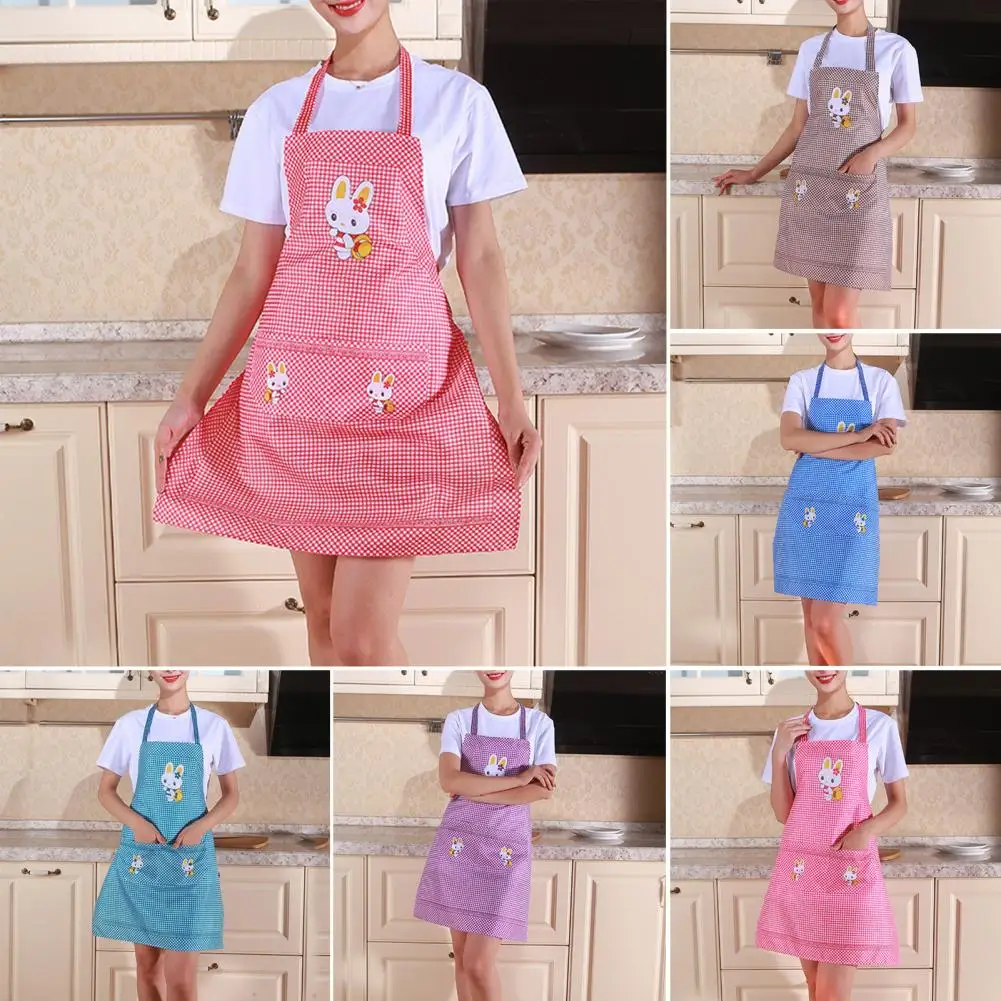 Women's Cartoon Rabbit Kitchen Apron 4