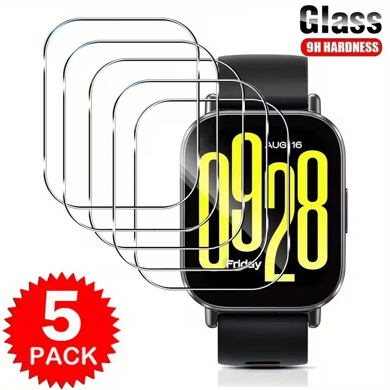 Tempered Glass HD Screen Protector for Xiaomi Redmi Watch 4 - Anti-Scratch Protection Film (1-5 Pack)