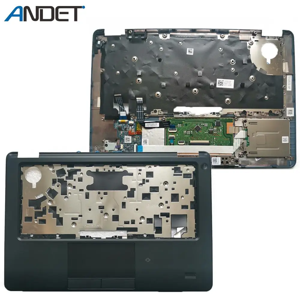 

New Original For Dell Latitude E7250 Laptop Palmrest Upper Cover With Touchpad Fingerprint Hole 0VWPG3