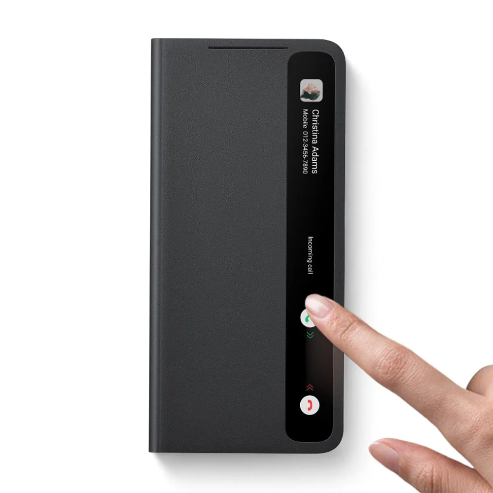 For Samsung Mirror Cover Clear View Phone Case For SAMSUNG Galaxy S21 Ultra 5G S-Pen S-View Flip Cover Intelligent Cases