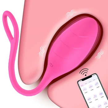 10 Speeds APP Bluetooth Female Vibrator For Women Clitoris Stimulator Wireless Dildo Remote Control Love Egg Sex Toys For Adults 3