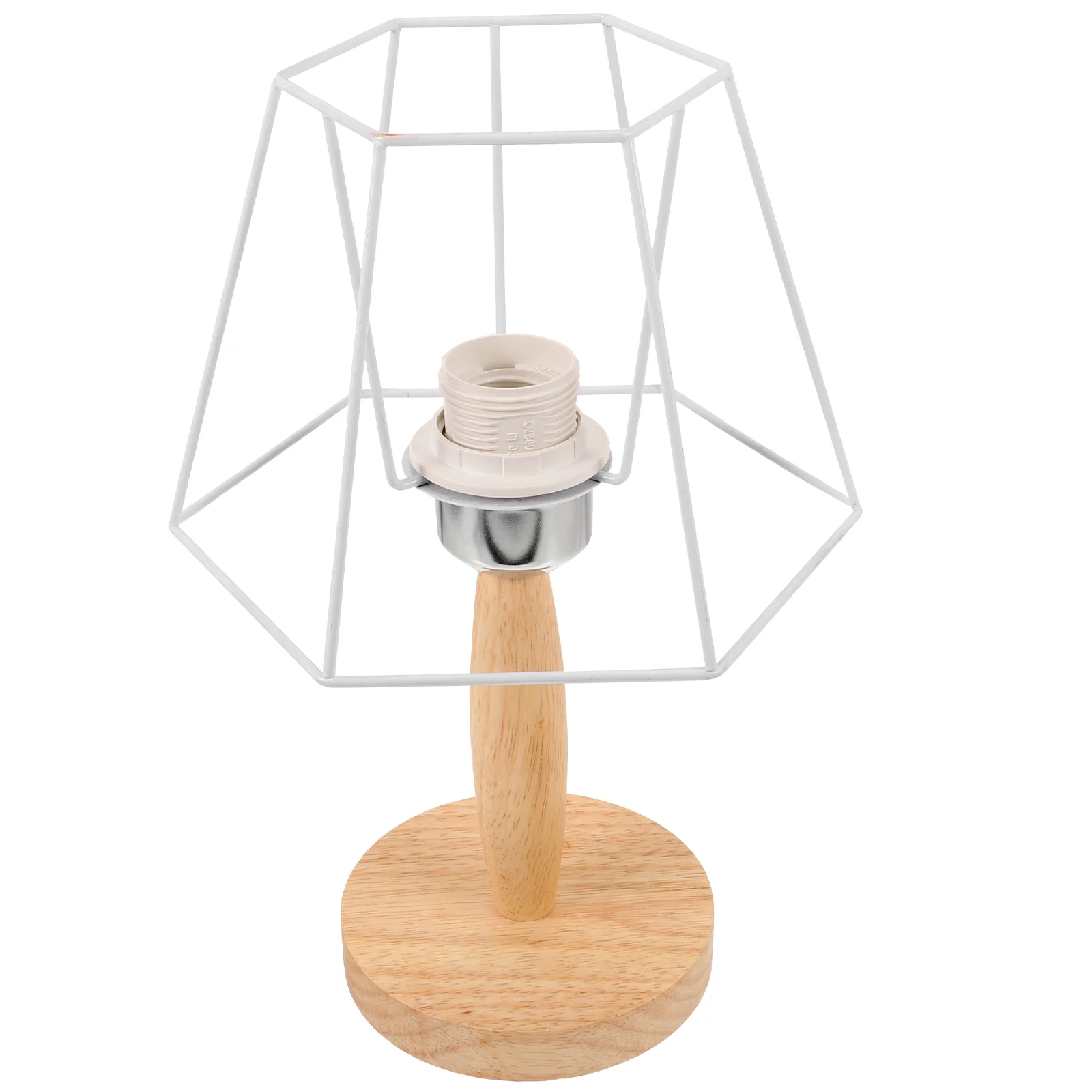 

Настольная лампа из твердой древесины, настольная лампа с подставкой, для спальни, с кронштейном, прикроватная лампа «сделай сам»