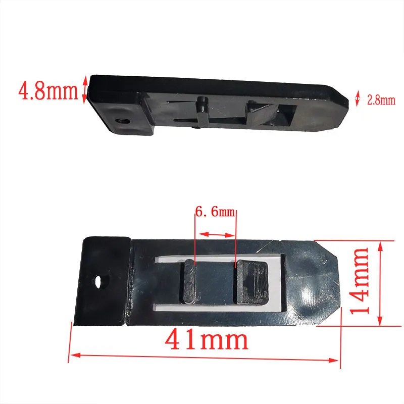10 pieces SUP paddle board Surfboard Fin Clips 41*14mm Buckle Surfboard Tail Clip Water Separator Water Ski Board Fish Fin Clip
