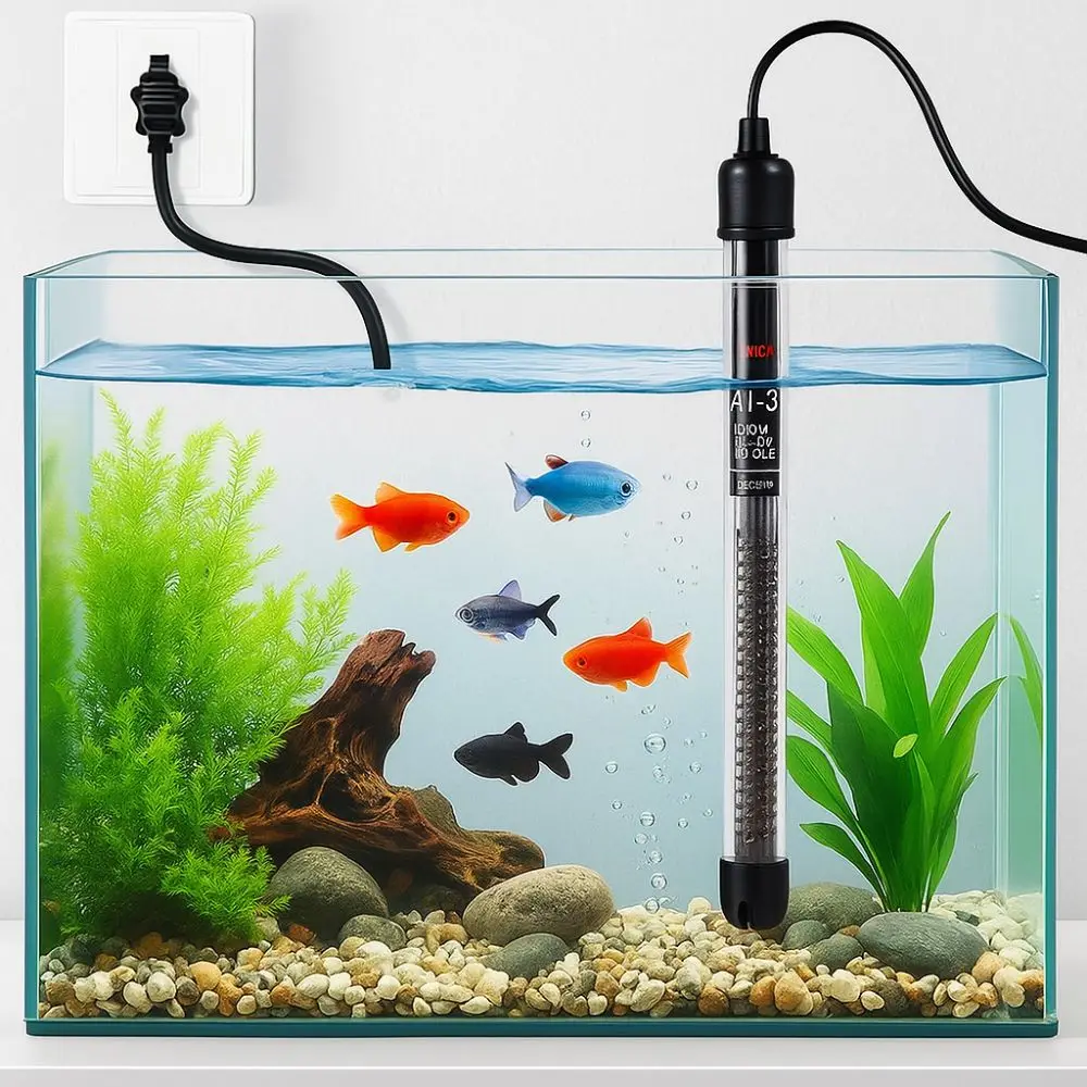 Automatic Fish Tank Heater 25-300W 22-34°C Aquarium Heater with Sucker Explosion-proof Submersible Heater Aquarium Supplies