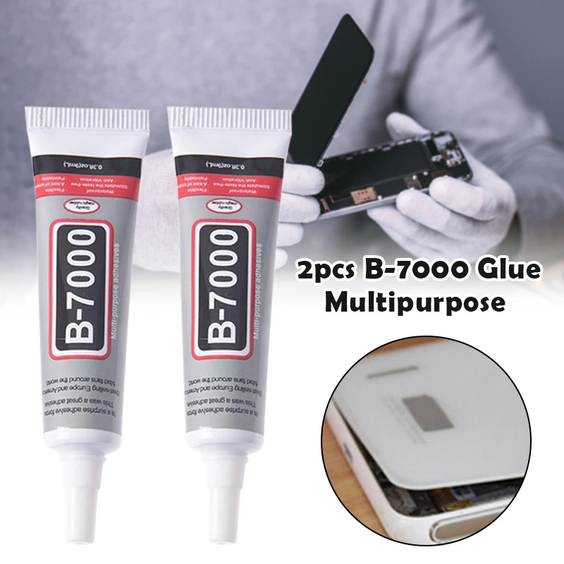 2 개 B-7000 접착제 다목적 DIY 공예 9 미리리터 Diy 휴대 전화 터치 스크린 유리 사용 잘 통풍 환경 터치 스크린