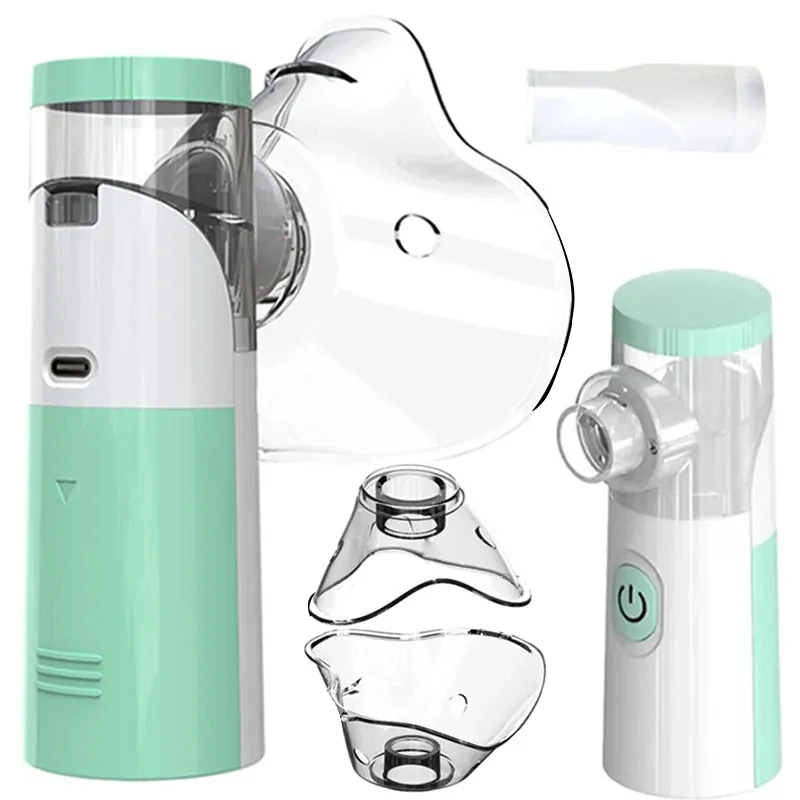 Medical Nebulizer Mini Handheld Portable Silent Ultrasonic Inhaler Aerosol Atomizer For Kids