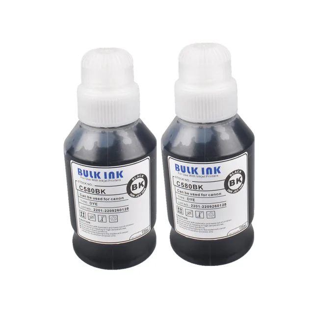 Yongairuink B-T GI-50 GI50 GI 50 Encre Compatible Avec Can GI-50BK GI-50C GI -50M GI-50Y 3386C001 3403C001 3404C001 3405C001 Pour Can GM2050 GM4050 G50 050 G. Imprimante 6050 G7050 (Noir, Cyan