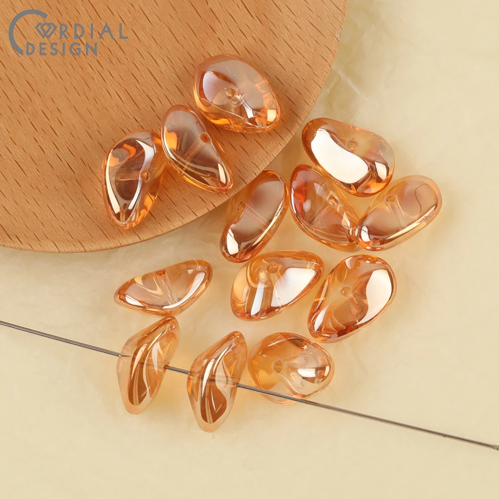 Cordial Design 11*17MM 200pcs Beads Making/Irregular Shape/Hand Made/Aurora Effect/DIY Glass Bead/Jewelry Findings & Components 17 Cordial Design 11*17MM 200pcs Beads Making/Irregular Shape/Hand Made/Aurora Effect/DIY Glass Bead/Jewelry Findings & Components - cordial