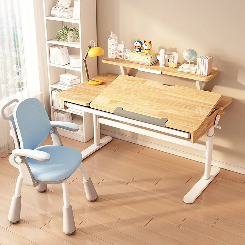Small Desk Children Table Childrens Furniture Set Child Kids Study Classroom School Chair Tables Supplies Room Elementary