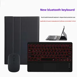 Premium Bluetooth Keyboard Protective Case - Russian (Black touch Mouse)
