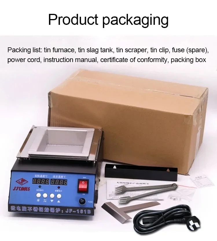 Adjustable Tin Soldering Melting Pot 30-400 Degree Thermoregulation Furnace for