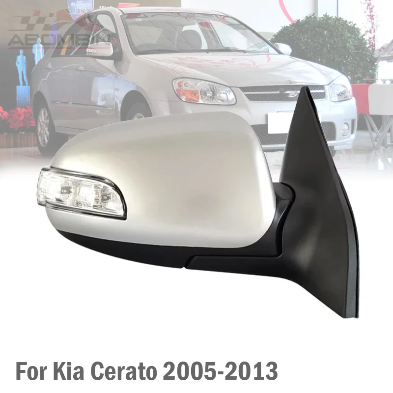 Right Driver Side Heated Mirror Glass – Fits Kia Cerato 2009-2010, Unbranded Generic Replacement