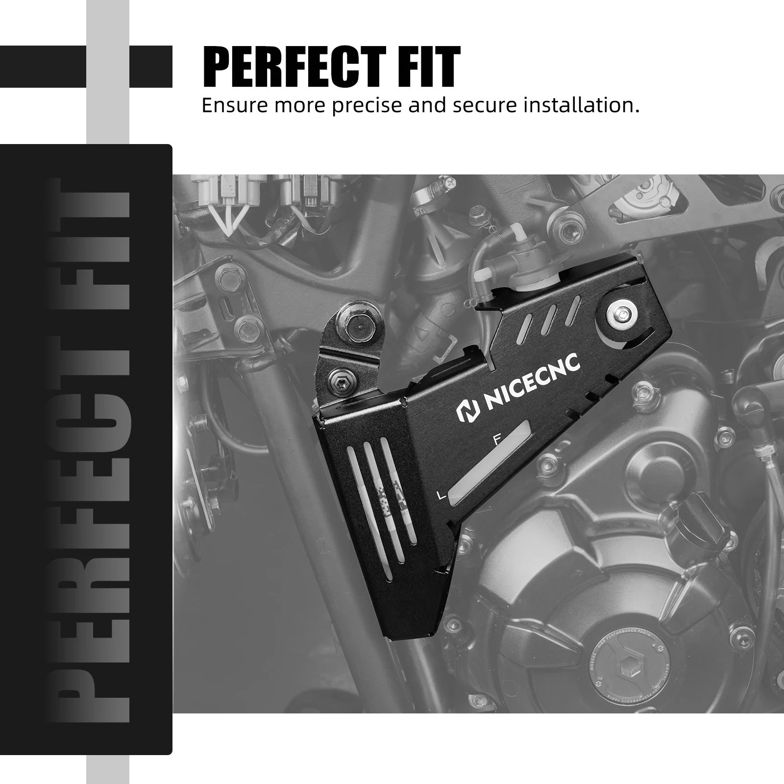 Protezione Pompa Acqua CHICIRIS In Lega Di Alluminio Per Yamaha Tenere 700 XTZ700 - Coperchio Anodizzato Nero