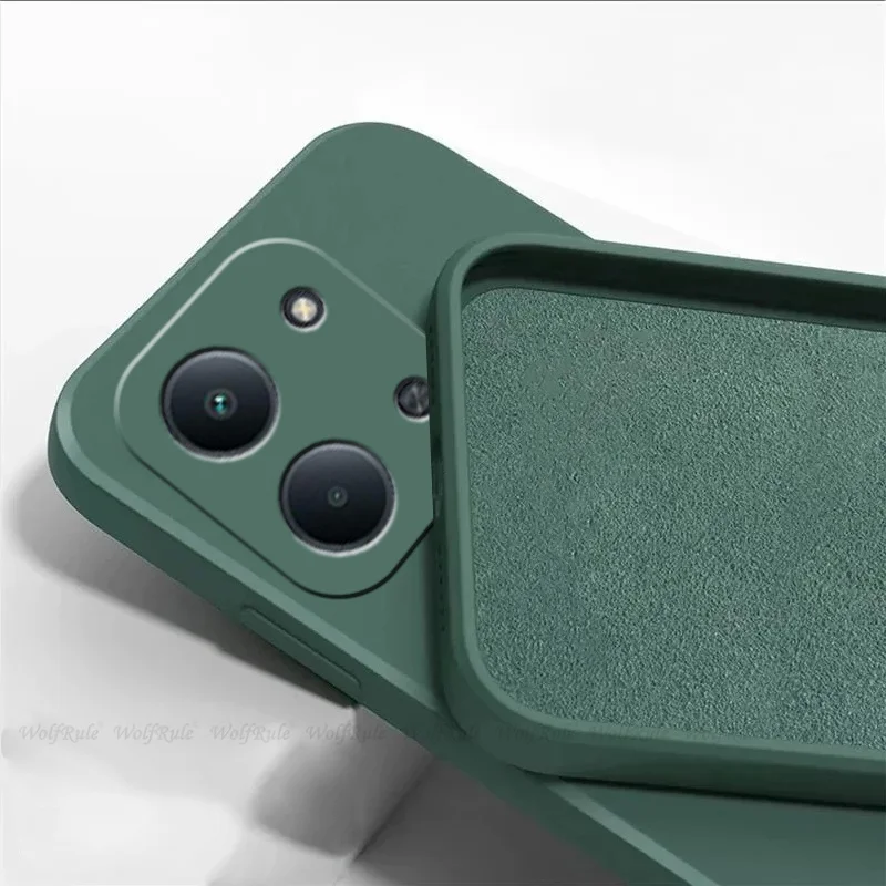 Shockproof Liquid Silicone Phone Case - Soft TPU Bumper Cover