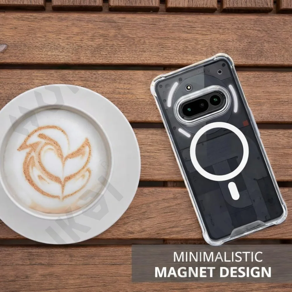 Crystal Clear Magnetic Protective Case with MagSafe - Transparent Cover