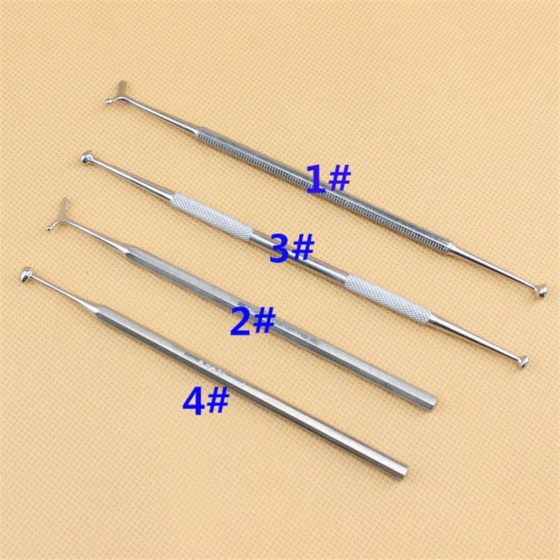 Dental Composite Filling Tool Burnisher Spatula Amalgam Plastic Double Ends Ball Tip Teeth