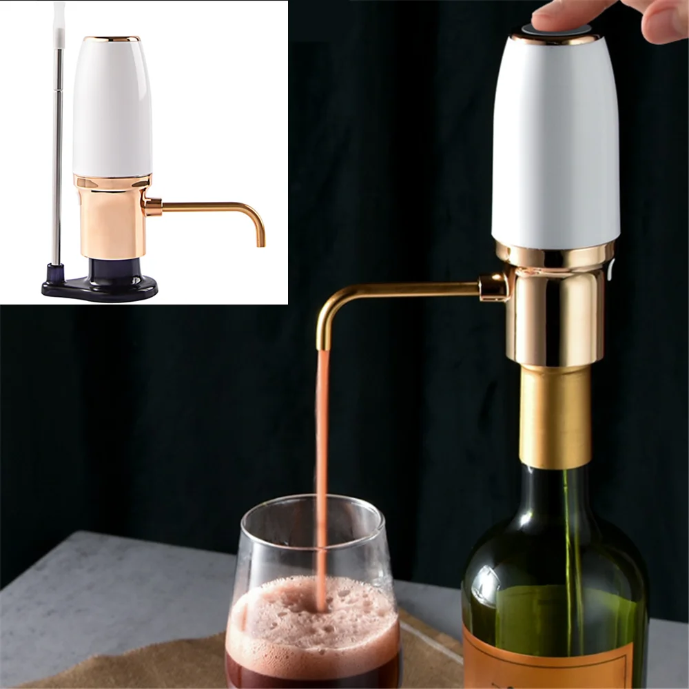 Electric Wine Aerator Dispenser Bar Accessories One-touch Automatic Wine Decanter Pourer Wine Aeration for Party Aerador Vinho