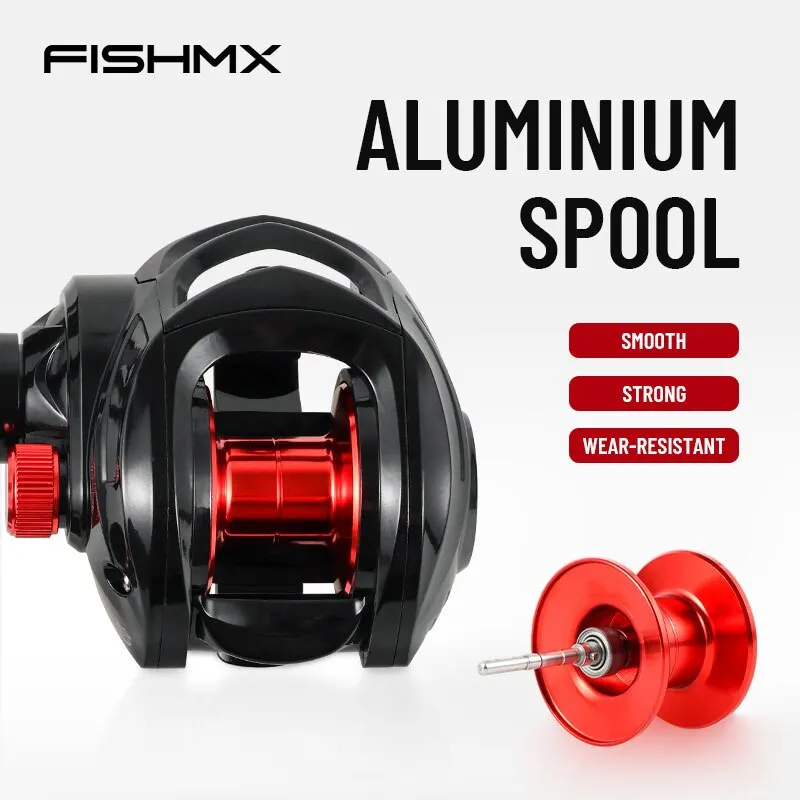 Fishmx Baitcasting Reel 10KG Max Drag Fishing Reel For Bass in Ocean  Environment 48 Hours Reel Fishing Accessories