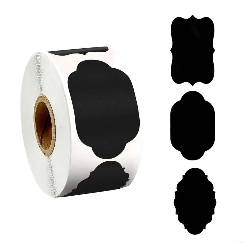 N0PA 300pcs/roll Blank Chalkboard Labels Sticker for Kitchen Canning Jars Gift Packaging