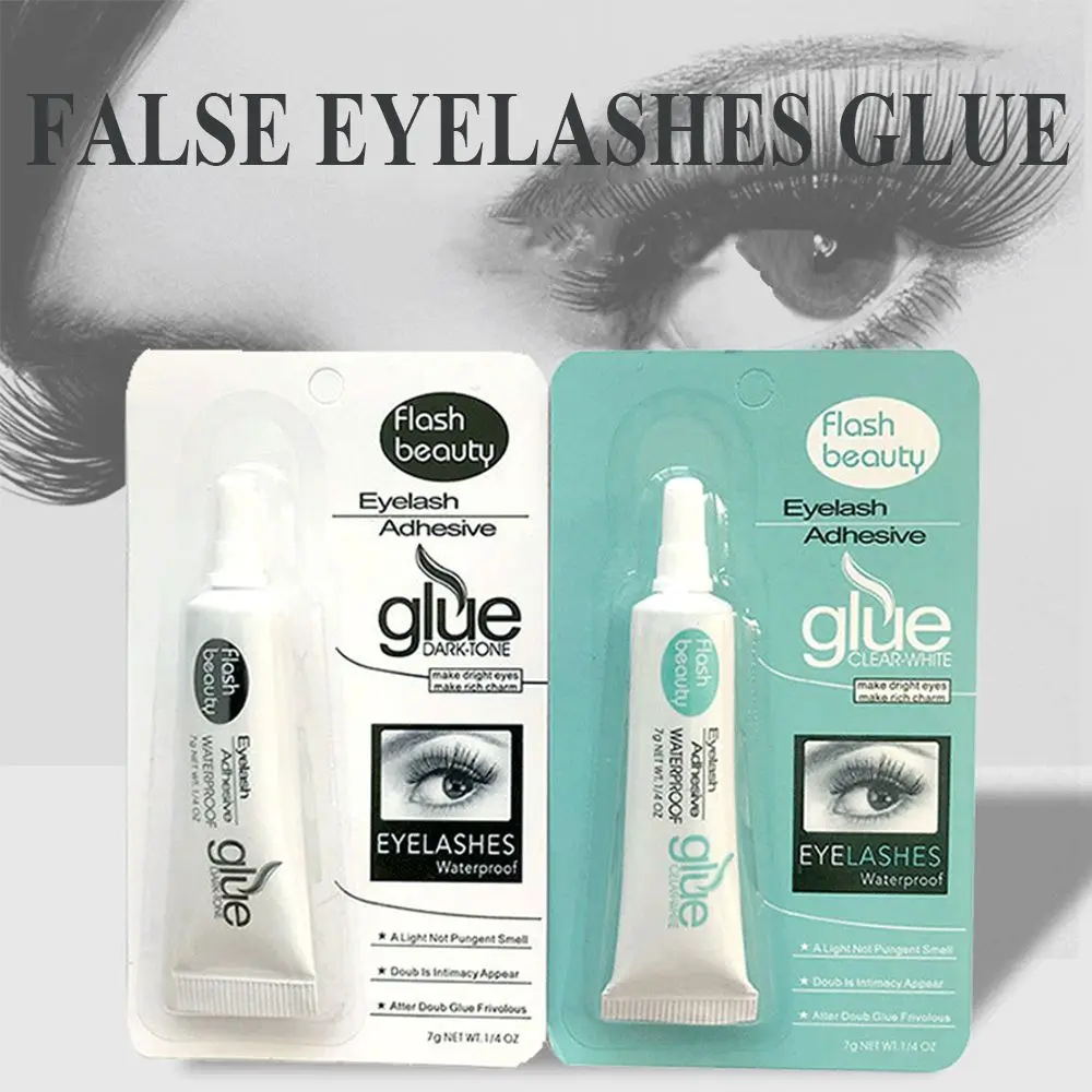 

White Black Waterproof Long Lasting Safe Strong Eyelash Adhesive Eye Makeup Tools Flase Eyelashes Glue Double Eyelid Glue