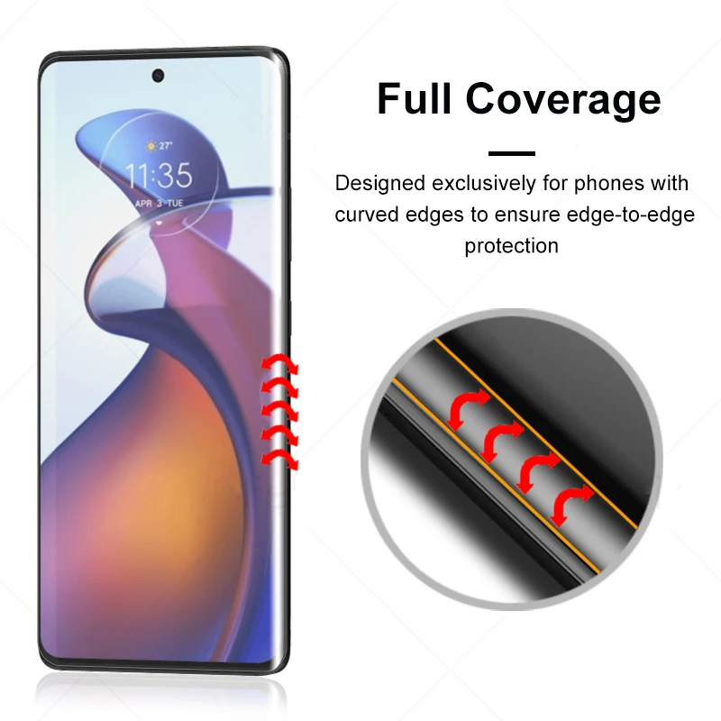 Premium 3D Curved Full Glue UV Tempered Glass Screen Protector