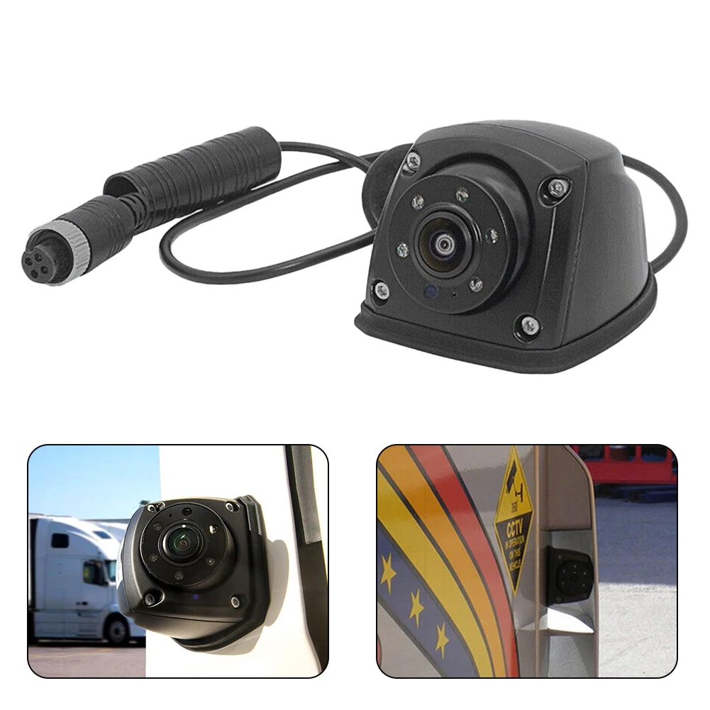 

1x AHD 960P Side View Reverse Camera 4Pin Aviation Connector For Truck Camper Bus Side View Reversing Camera 4 Pin Connection