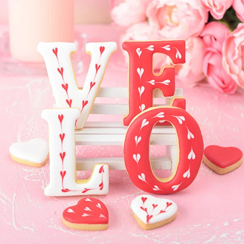 A-Z English Letter Cake Decoration Tools Large Alphabet Birthday Wedding Cake Biscuit Mould DIY Fondant Pastry Cookie Cutter cookie cutter baking mold cookie mould cookie printing mold fondant cutter baking decorating tools cookie maker press kit