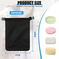 Soap Bar Case Dish Bathroom Sealed Waterproof Tableware Soap Holder Multi-functional Travel Storage Bag For Outdoor Travel 2