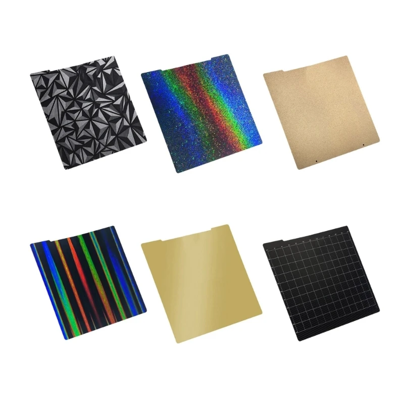 

3D Printers Steel Plate Double Side PET PEO PEY Texture PEI H1H for MK4/MK3/MK52 Steel Sheet Build Plate Smooth