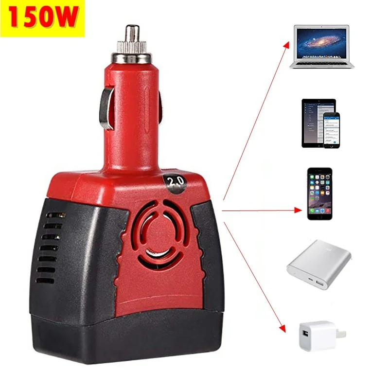 150W Car Power Inverter 12V DC To 220V AC Converter Adapter Cigarette Lighter Car Charger car inverter
