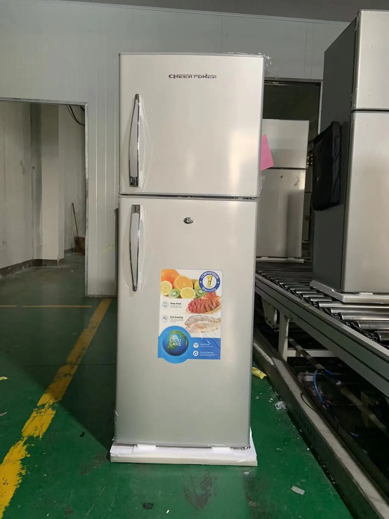200L Silver Color Energy Saving Refrigerator and Freezers Home Dormitory Fridge for Home Factory Price Refrigerator BCD-260
