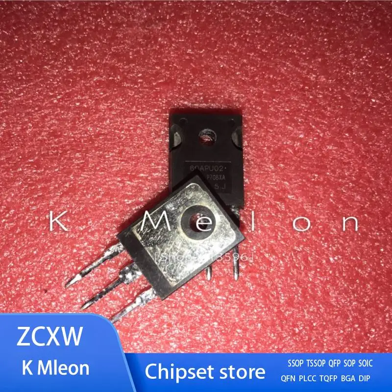 

5PCS-10PCS/LOT 60APU02PBF 60APU02 60CPU02 TO-247 60A 200V