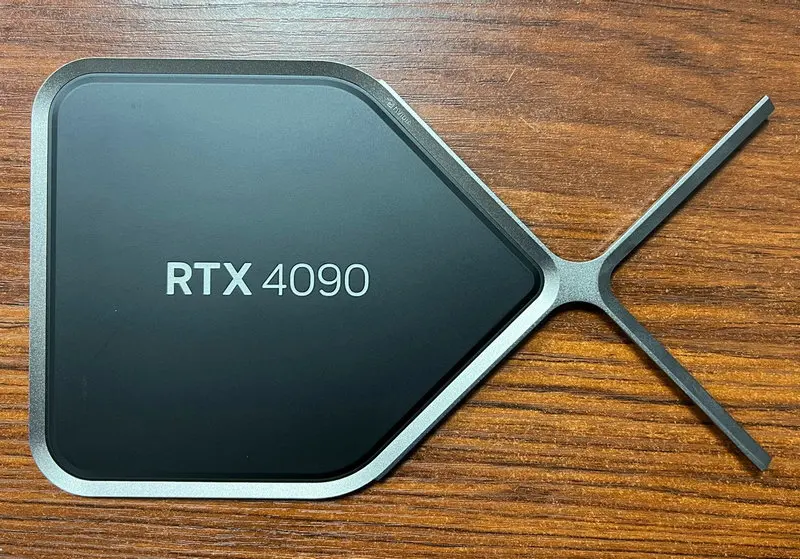 Placa Traseira para Nvidia Rtx3060ti Rtx3070ti Rtx3080ti Rtx3090 Rtx4090 Placa Gráfica de Vídeo a