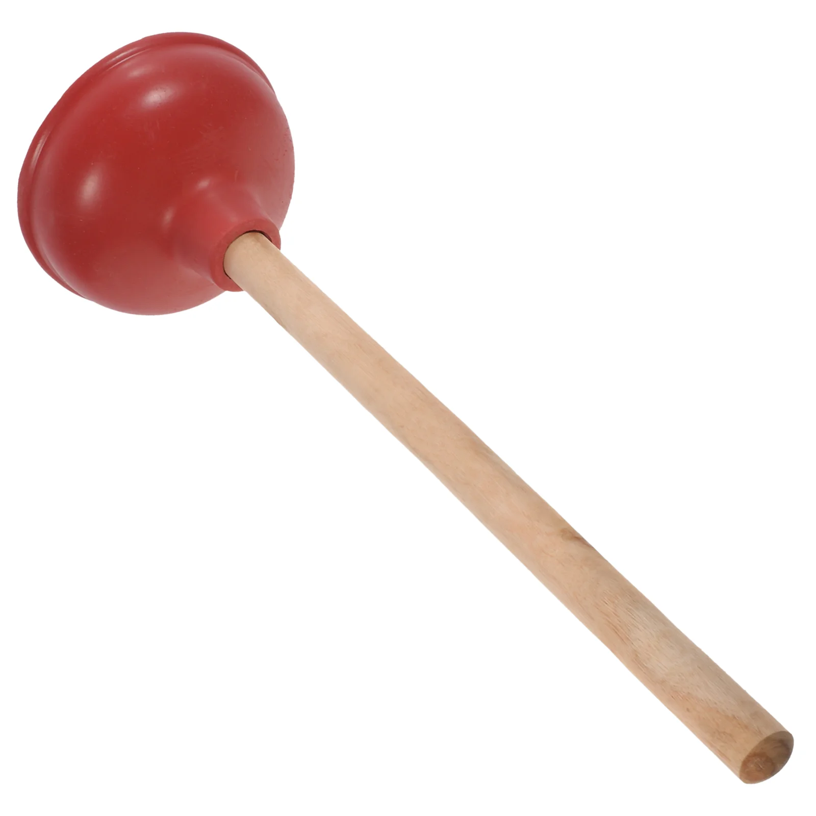 

Heavy Duty Toilet Plunger Wooden Handle Plunger Portable Plunger Bathroom Plunger for Home