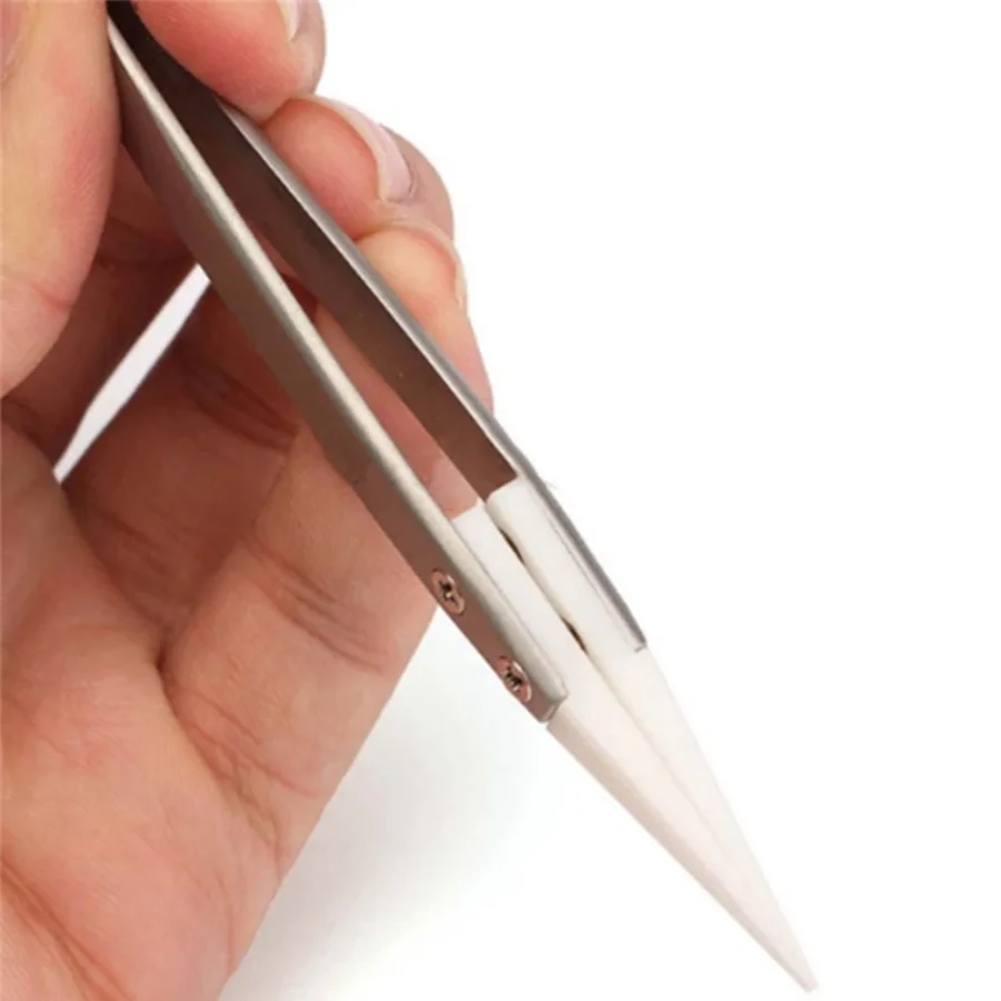 Precision Heat-Resistant Ceramic Tipped Tweezers