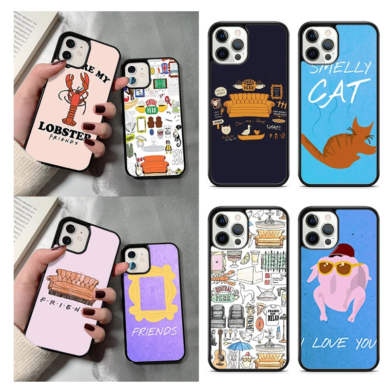 Friends Tv Show Custodia Per Telefono Iconica Per Iphone 14 15 13 12 Mini Xr Xs Max Cover Per Apple 11 Pro Max 8 7 Plus Se2020 Coque