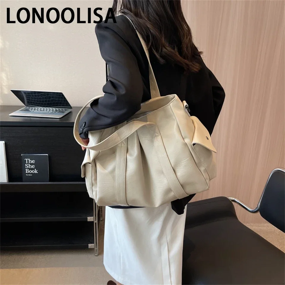 Leather Ladies Large Capacity Shoulder Bag Luxury Designer Purses and Handbag for Women Messenger Bag High Quality Crossbody Bag 3