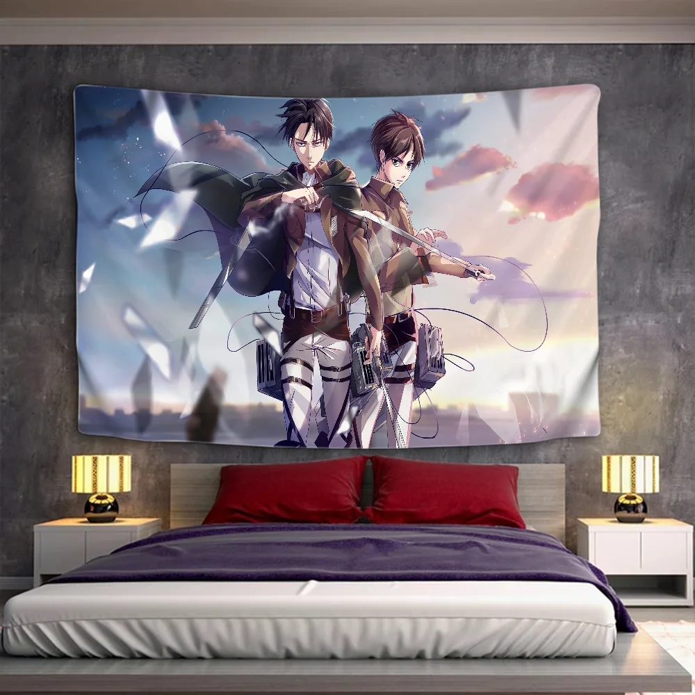 

Attack on Titan Anime Tapestry for Bedroom Decoration Wall Hanging Tapestry Aesthetic Room Decorations Tapestries Tapries Decor