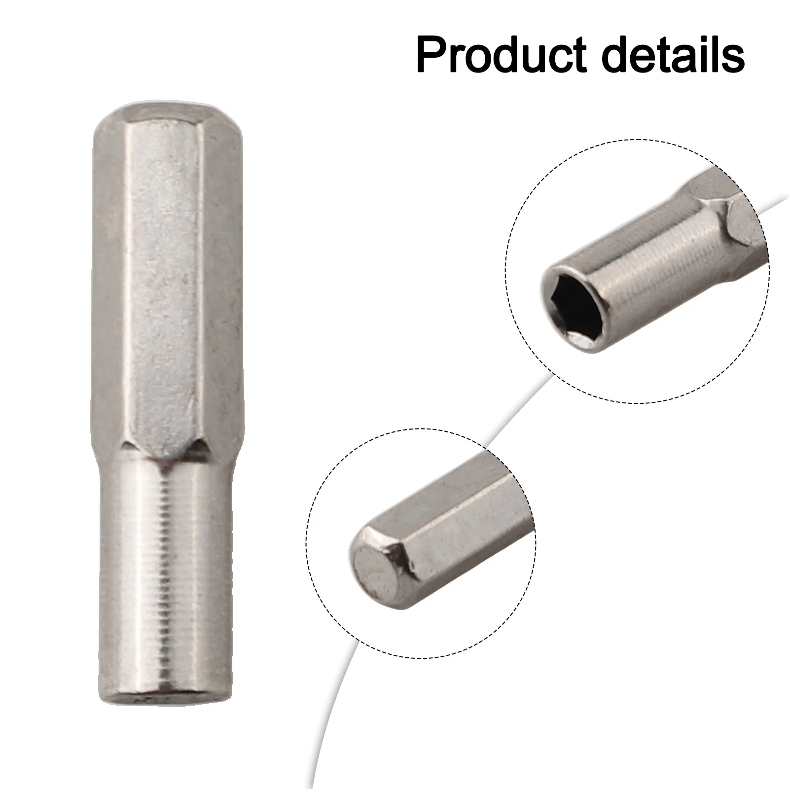 6,35 mm bis 4 mm Sechskantwandler-Adapterbuchse magnetisch für Schraubendreher-Bohrer – Detail 7