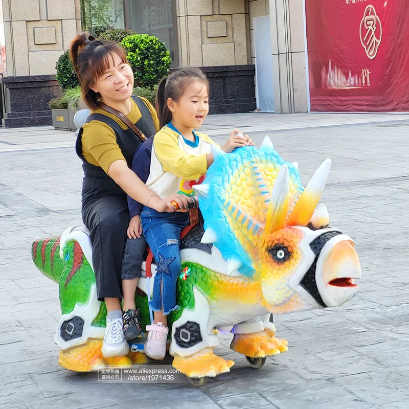 Walking Dinosaur Animal Kiddie Rides Outdoor Indoor Amusement Theme Park Center Shopping Mall Coin Operated Arcade Game Machine baby bubble machine electric music walking dinosaur bubble maker blower indoor outdoor bath toy continuous flow bubble gun led