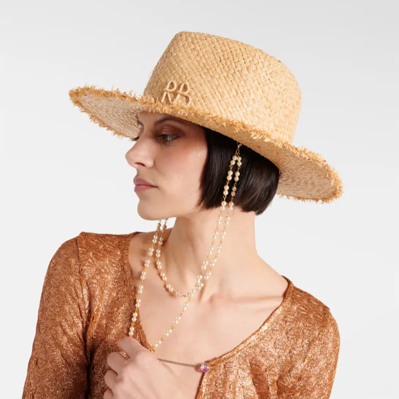 Sun Protection Hat Summer Raffia Straw Beach Women